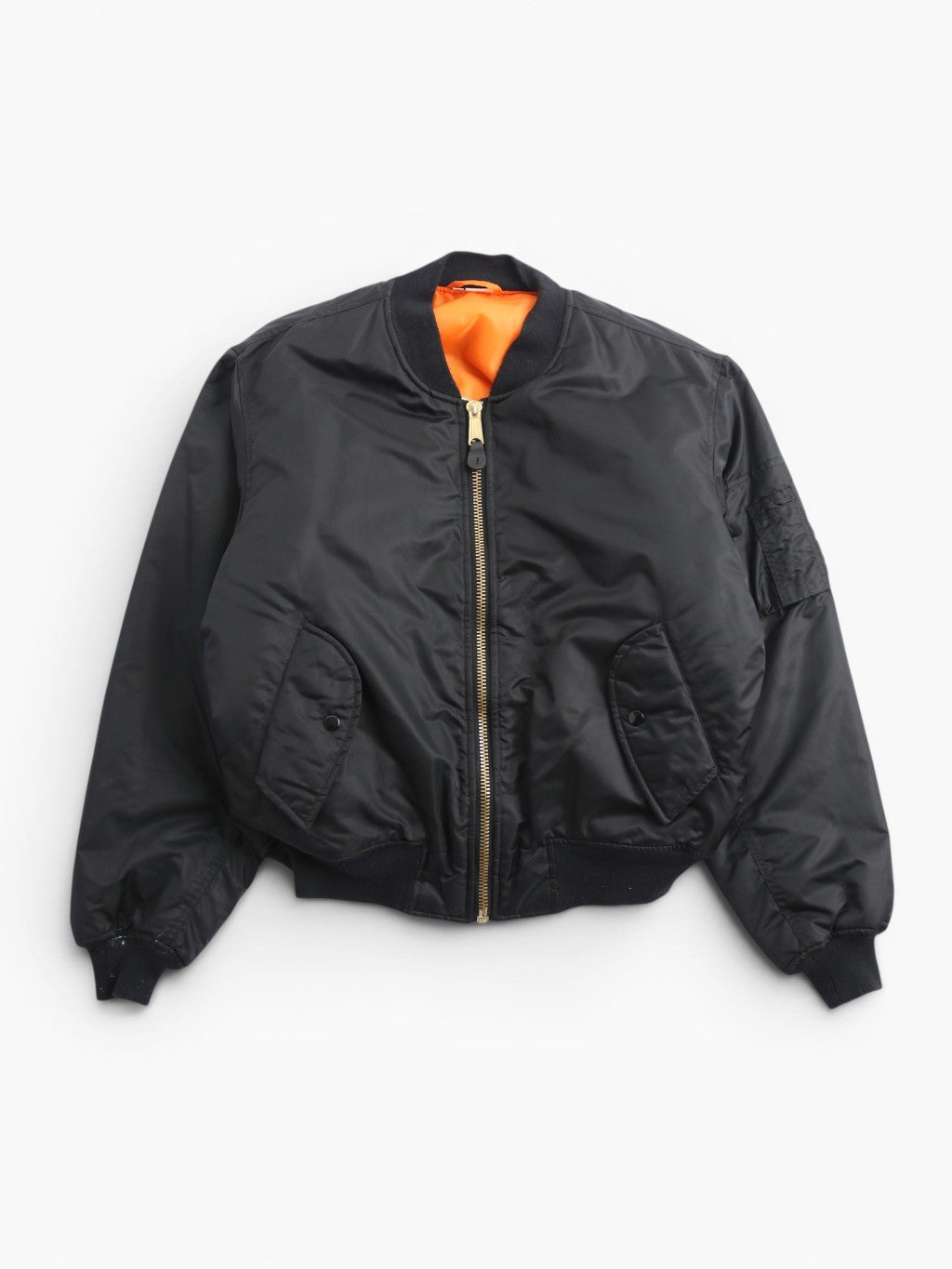 Vintage MA-1 Bomber Jacket - Black