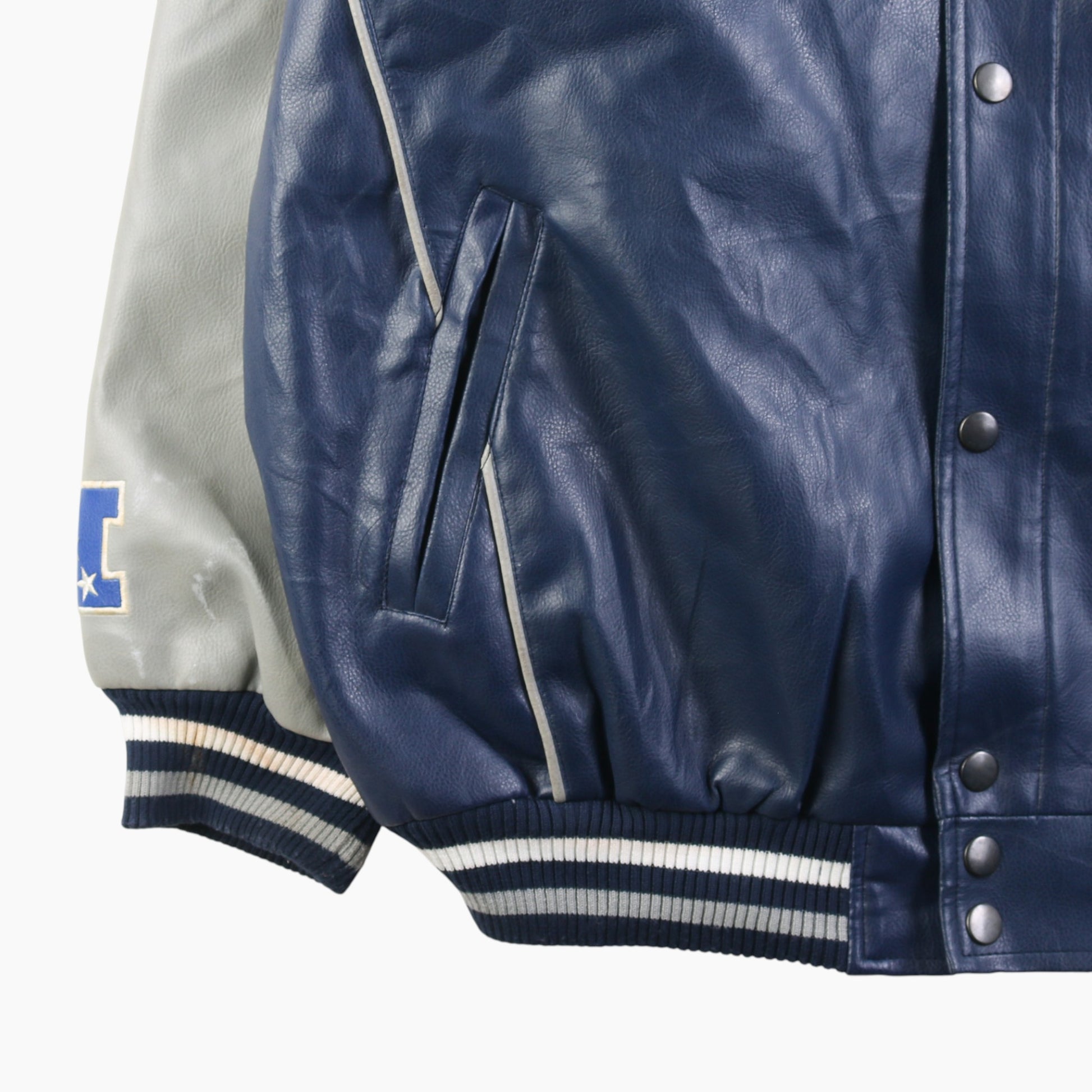 Dallas Cowboys Leather Varsity Jacket