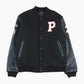 Vintage Varsity 'Police Admin' Bomber Jacket - Black