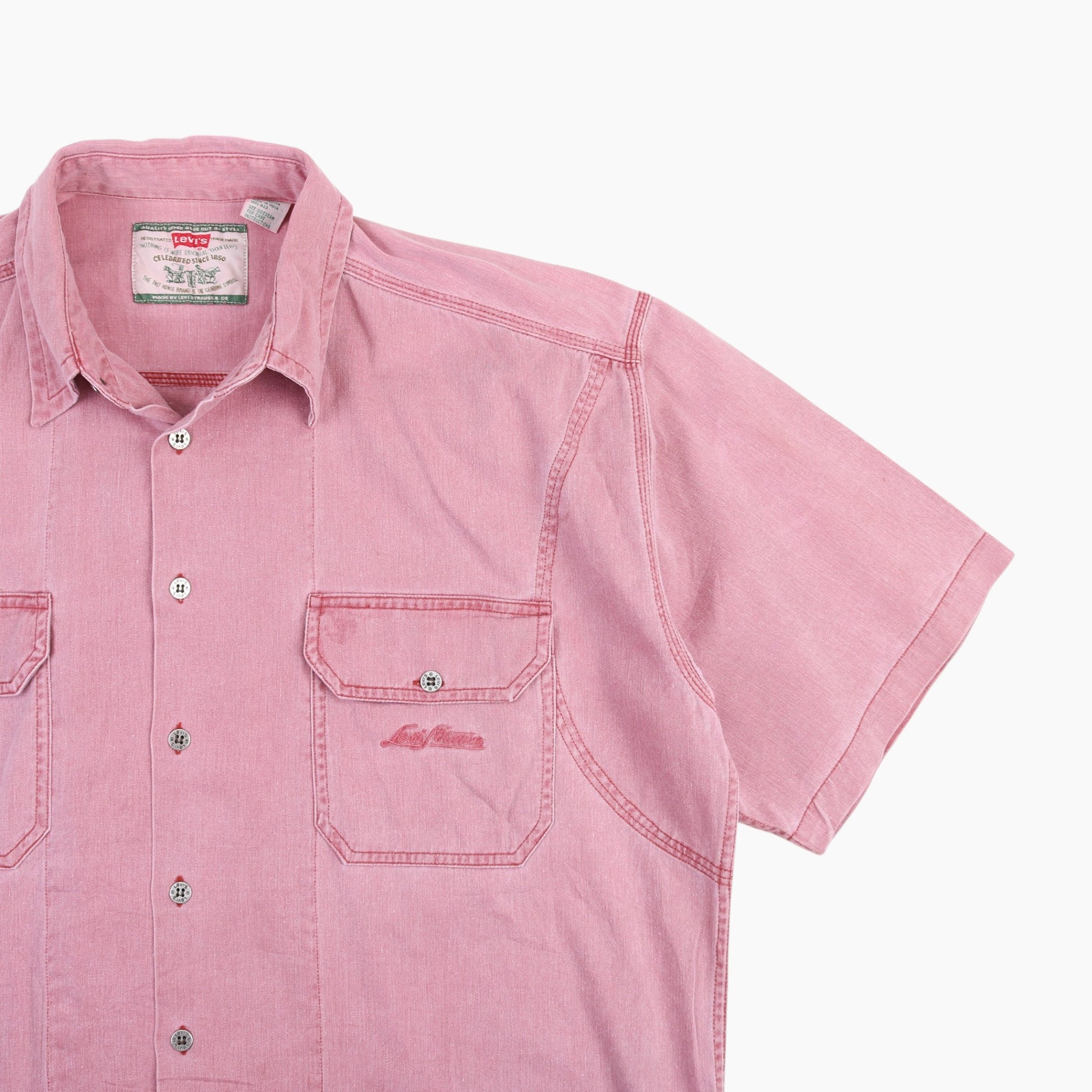 Denim Shirt - Pink