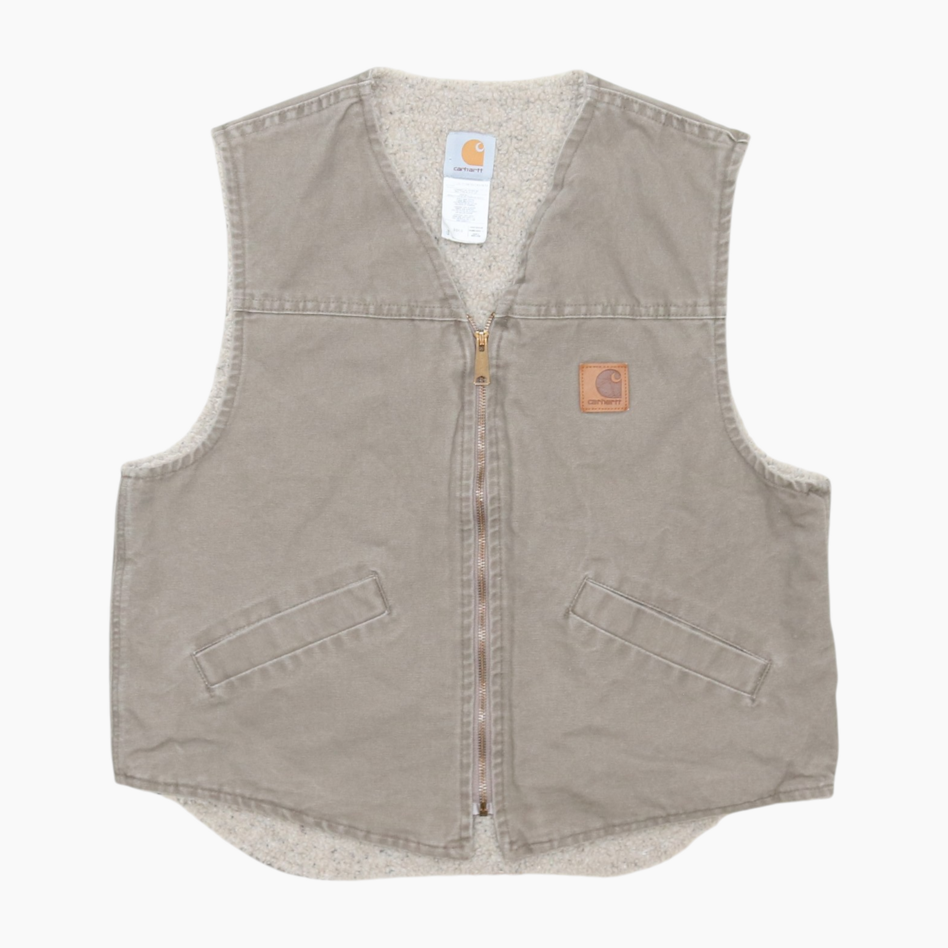 Lined Vest - Stone