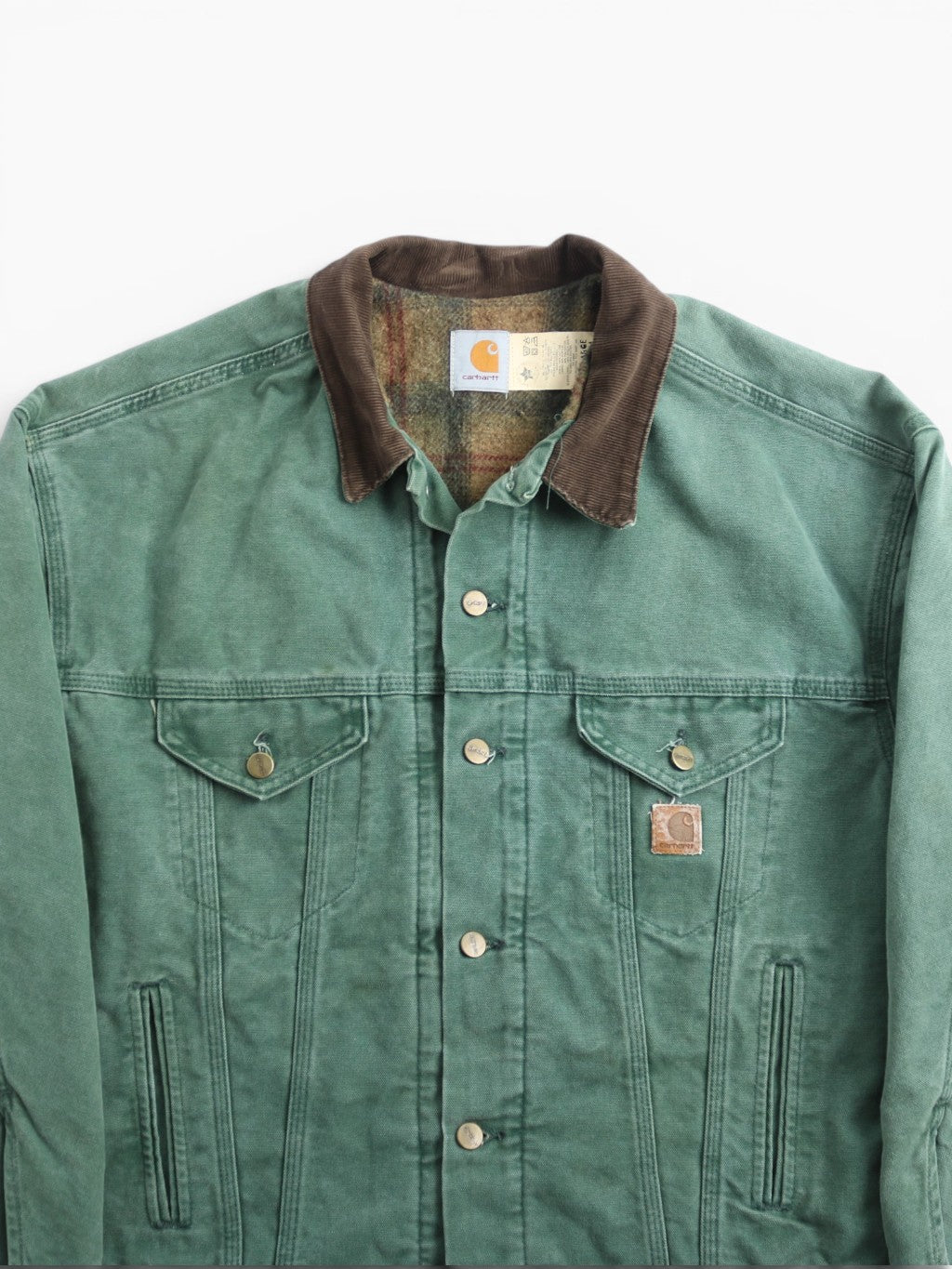 Denim Trucker Jacket - Green