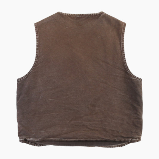 Lined Vest - Brown
