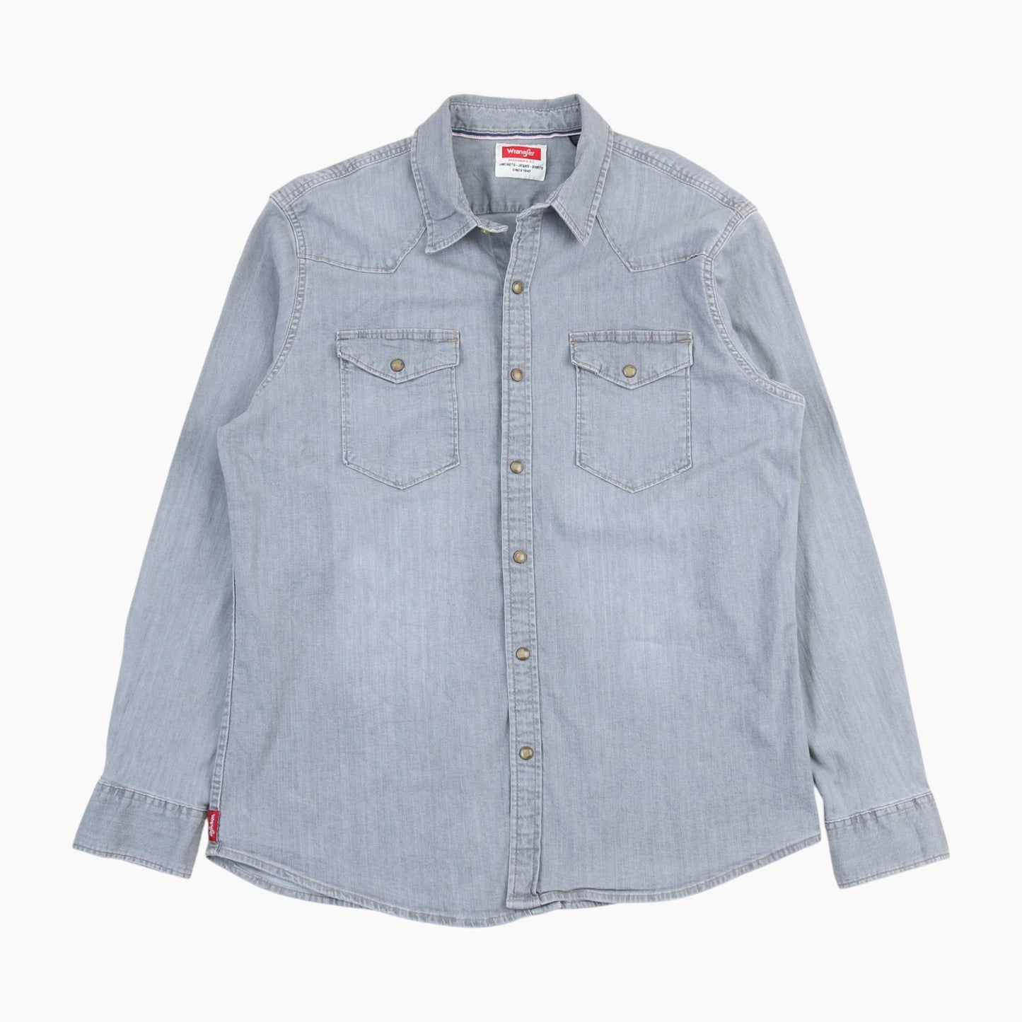 Western Denim Shirt - Blue