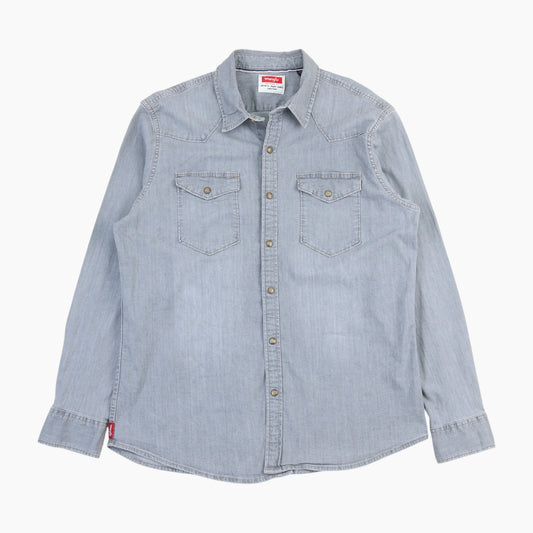 Western Denim Shirt - Blue