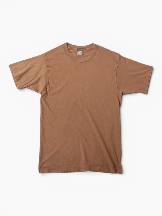 Khaki Single Stitch T-Shirt