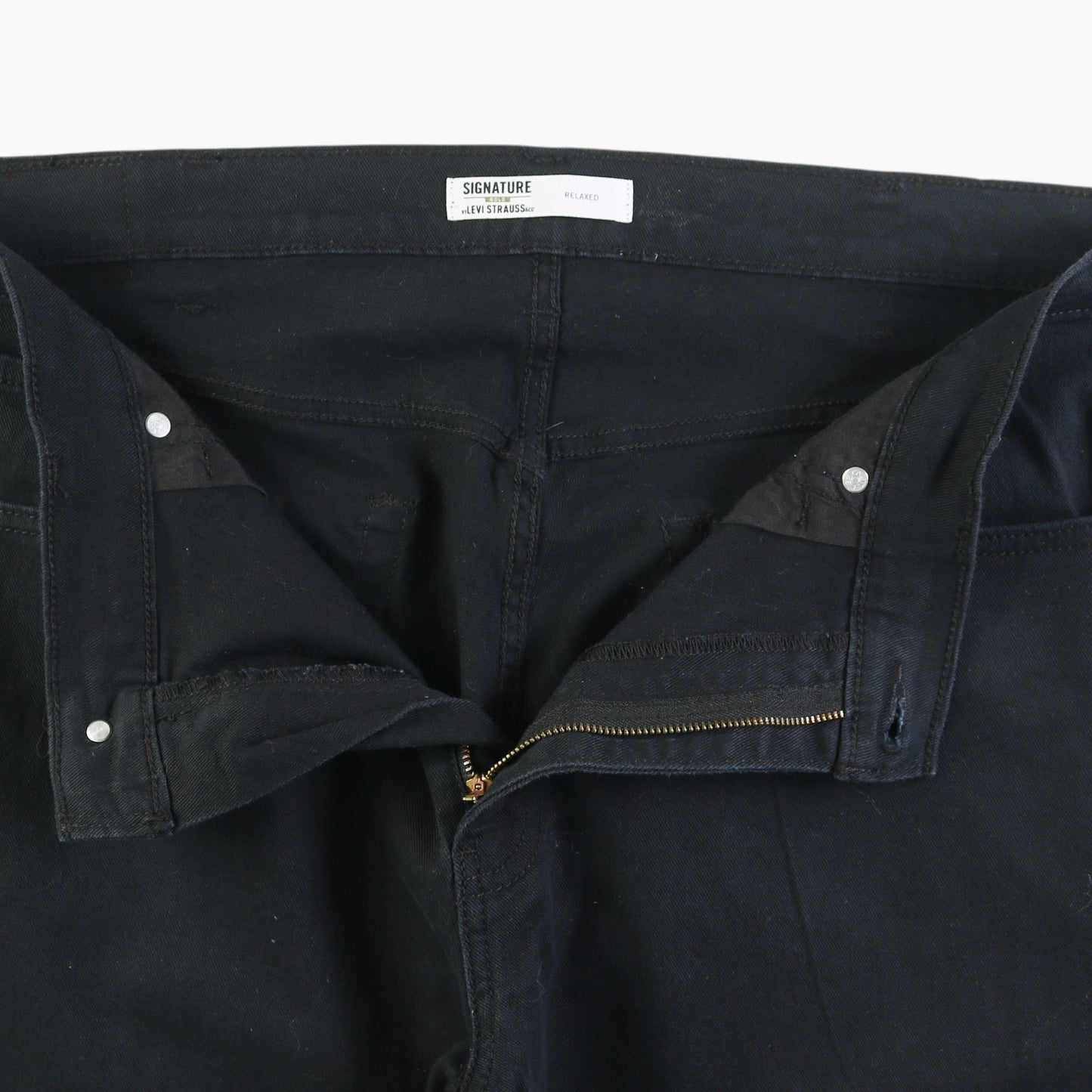 Vintage Signature Relaxed Jeans - Black 38/30