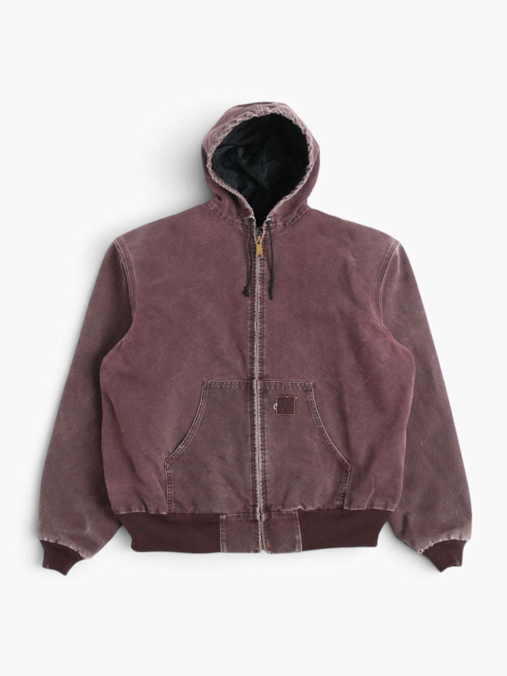 Active Hooded Jacket - Burgundy