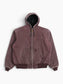 Active Hooded Jacket - Burgundy