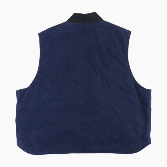 Lined Vest - Navy