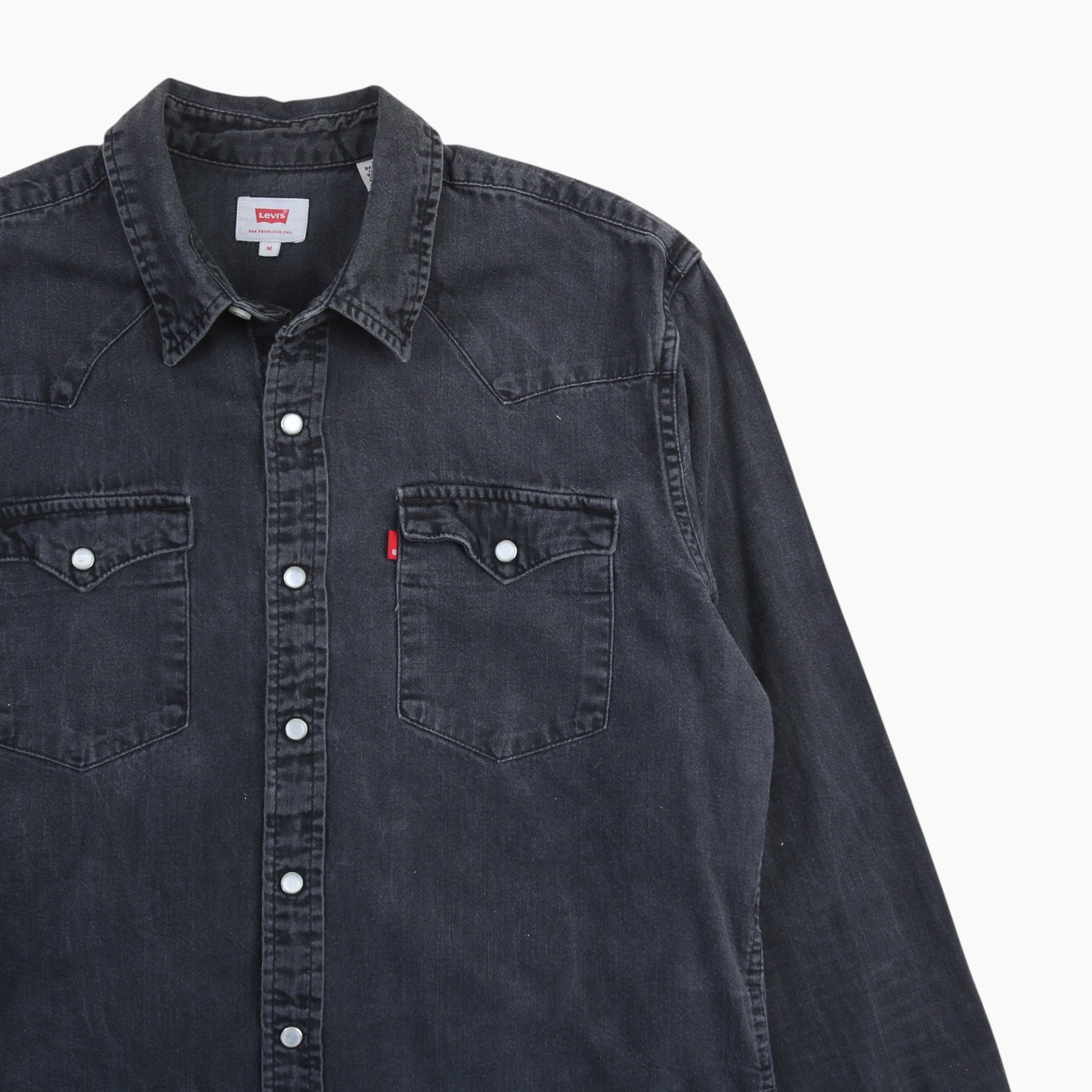 Weatern Denim Shirt - Black