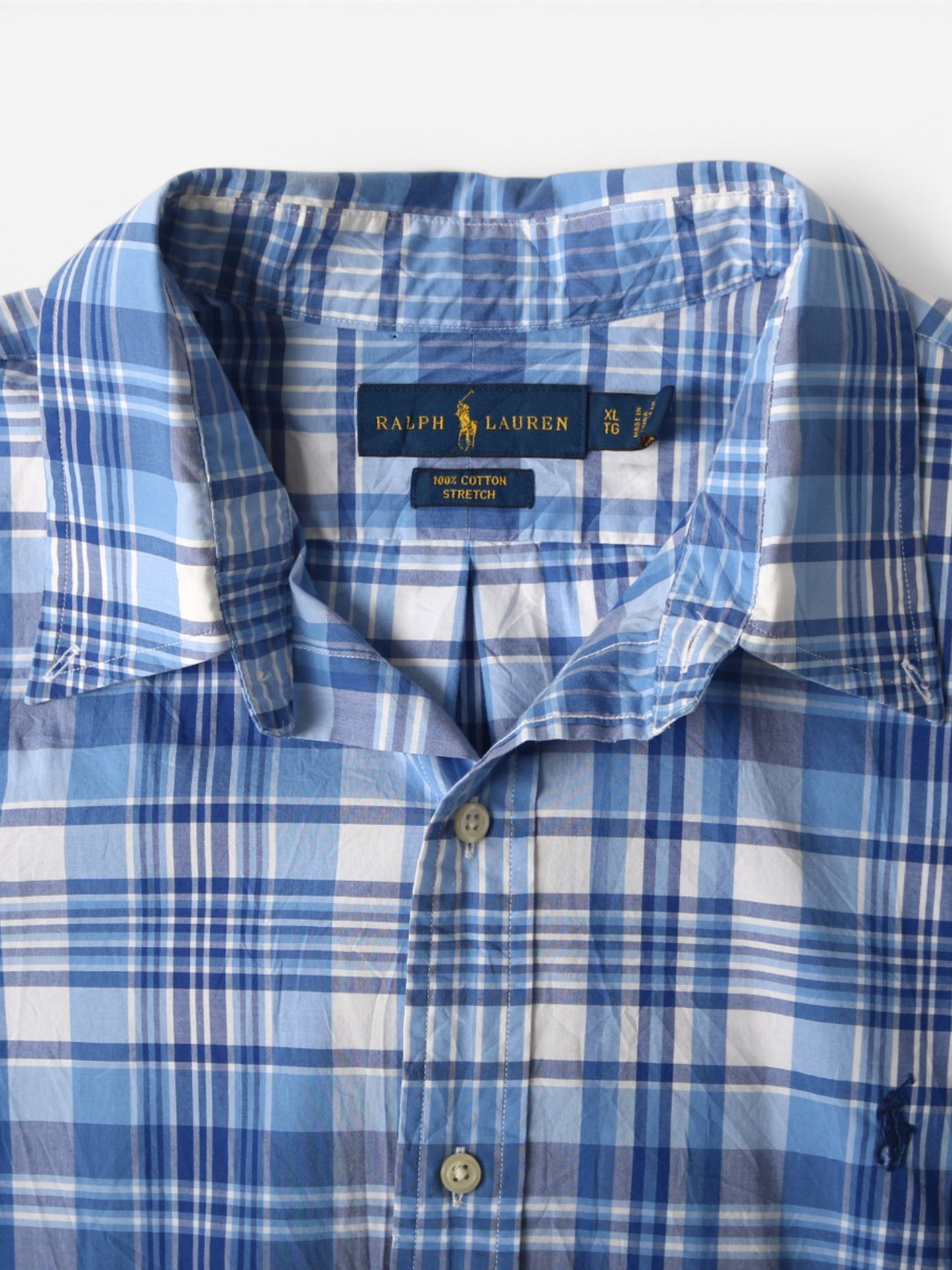 Vintage Shirt - Blue Check