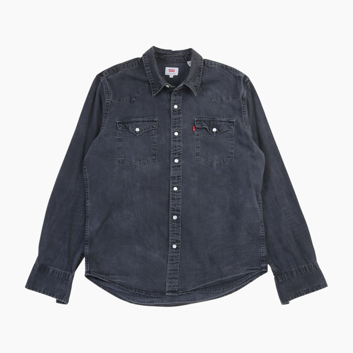 Weatern Denim Shirt - Black