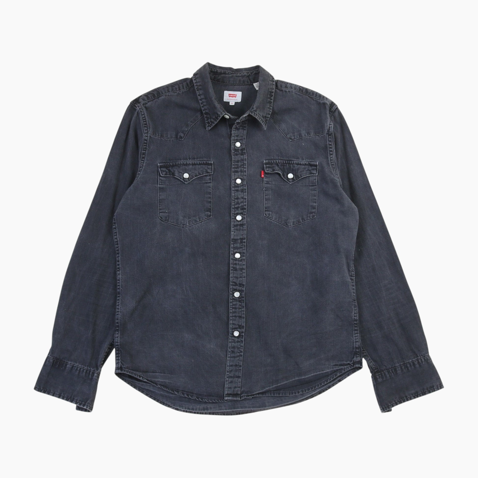 Weatern Denim Shirt - Black