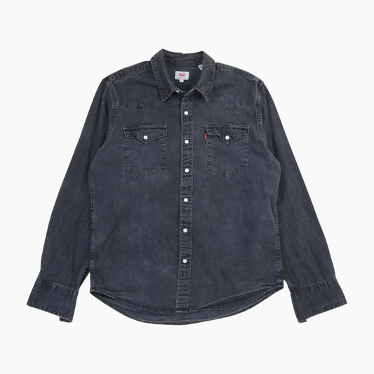 Weatern Denim Shirt - Black