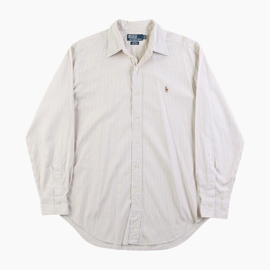 Vintage Shirt - Beige Stripe