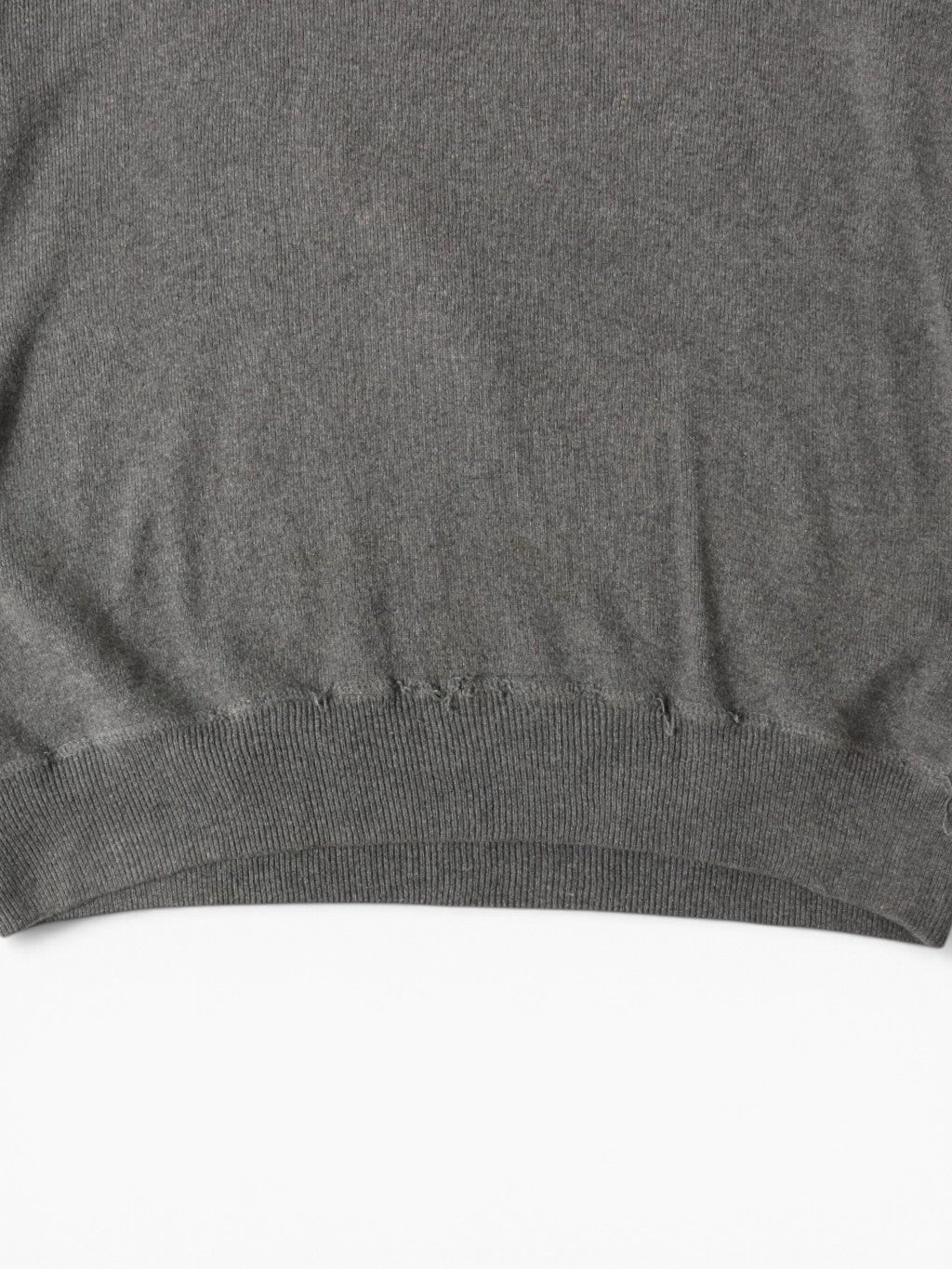Ribbed Knit Crew Neck