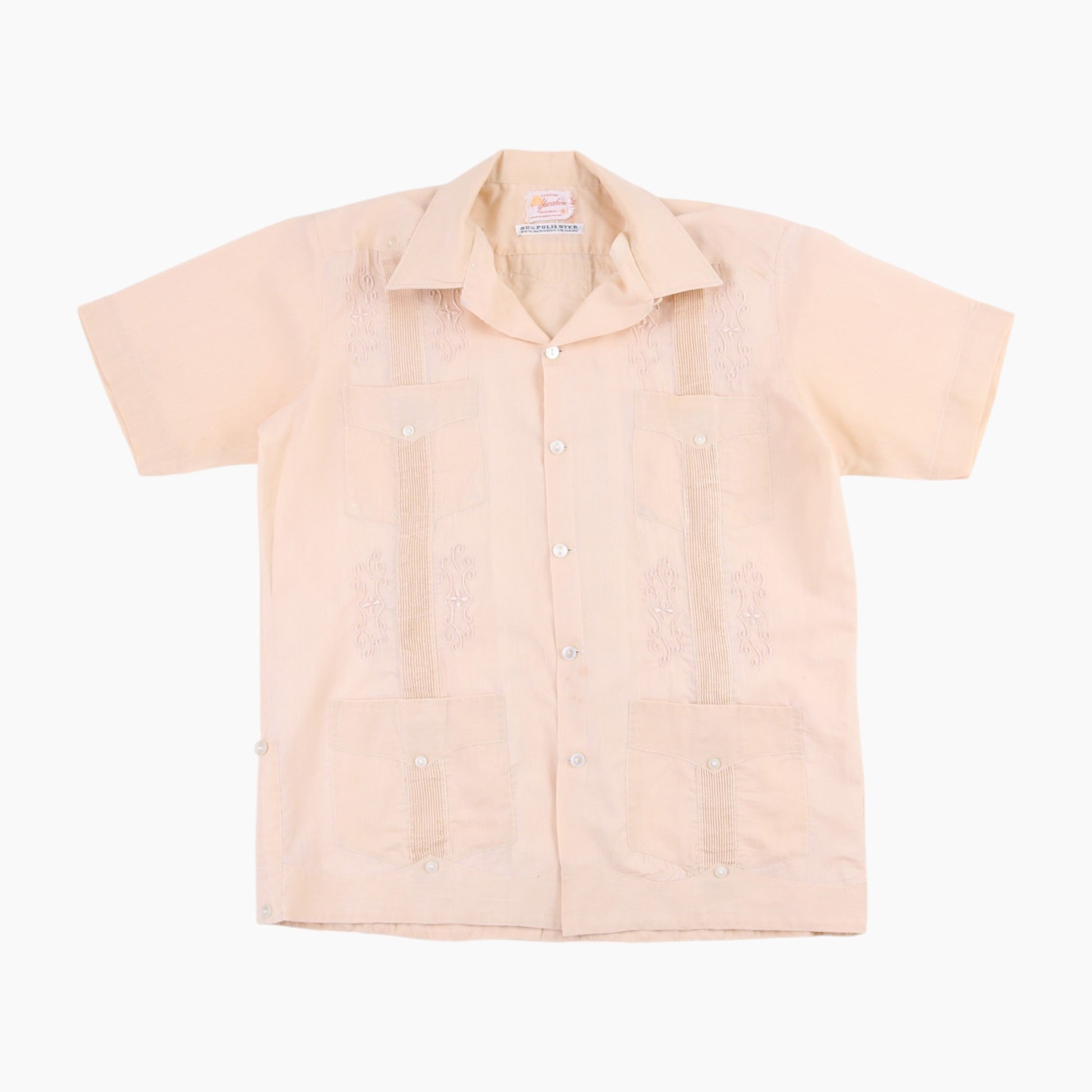Vintage Cuban Guayabera Shirt