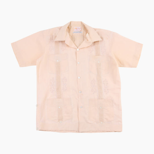 Vintage Cuban Guayabera Shirt