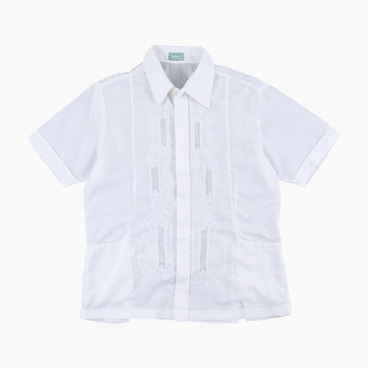 Vintage Cuban Guayabera Shirt
