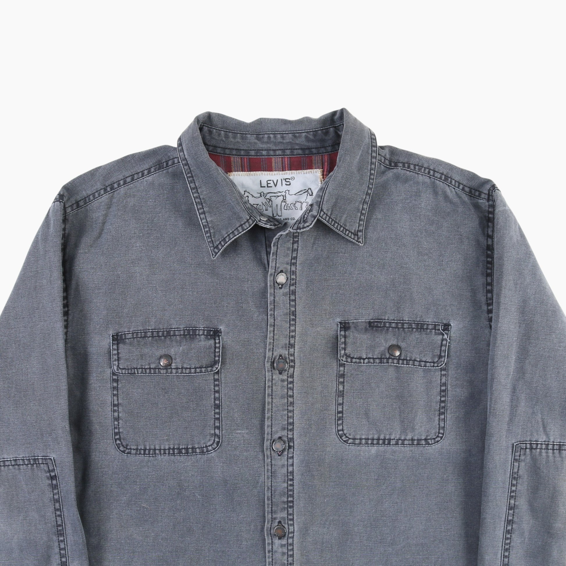 Denim Shirt - Grey