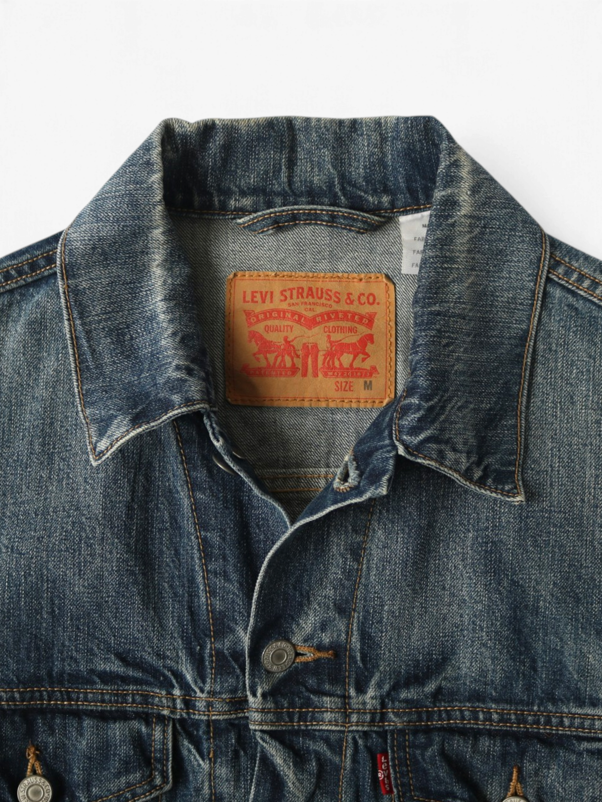 Vintage Denim Trucker Jacket
