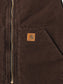 Lined Vest - Brown