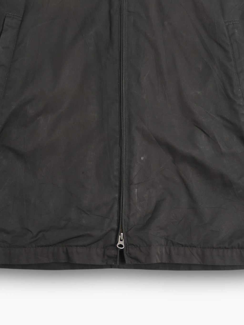 Vintage Hooded Mac Jacket - Black