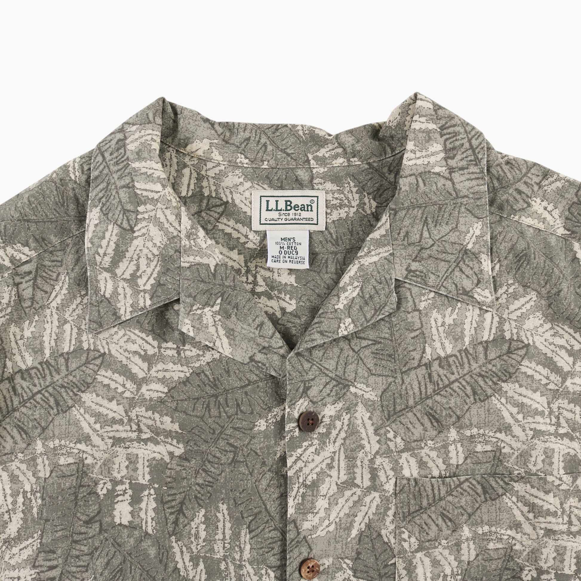 Vintage Shirt - Leaf Print
