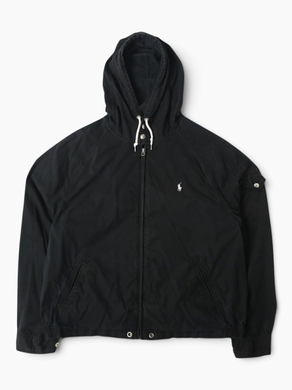 Vintage Hooded Jacket - Black