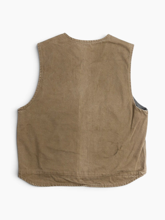 Lined Vest - Brown
