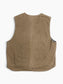 Lined Vest - Brown