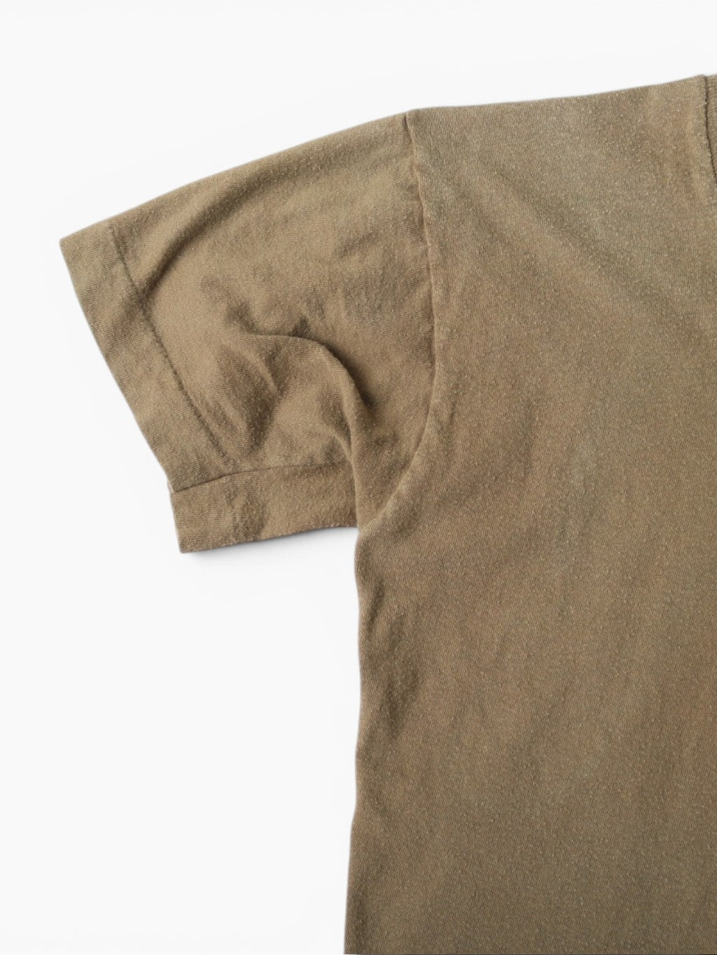 Khaki Single Stitch T-Shirt