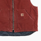 Lined Vest - Maroon