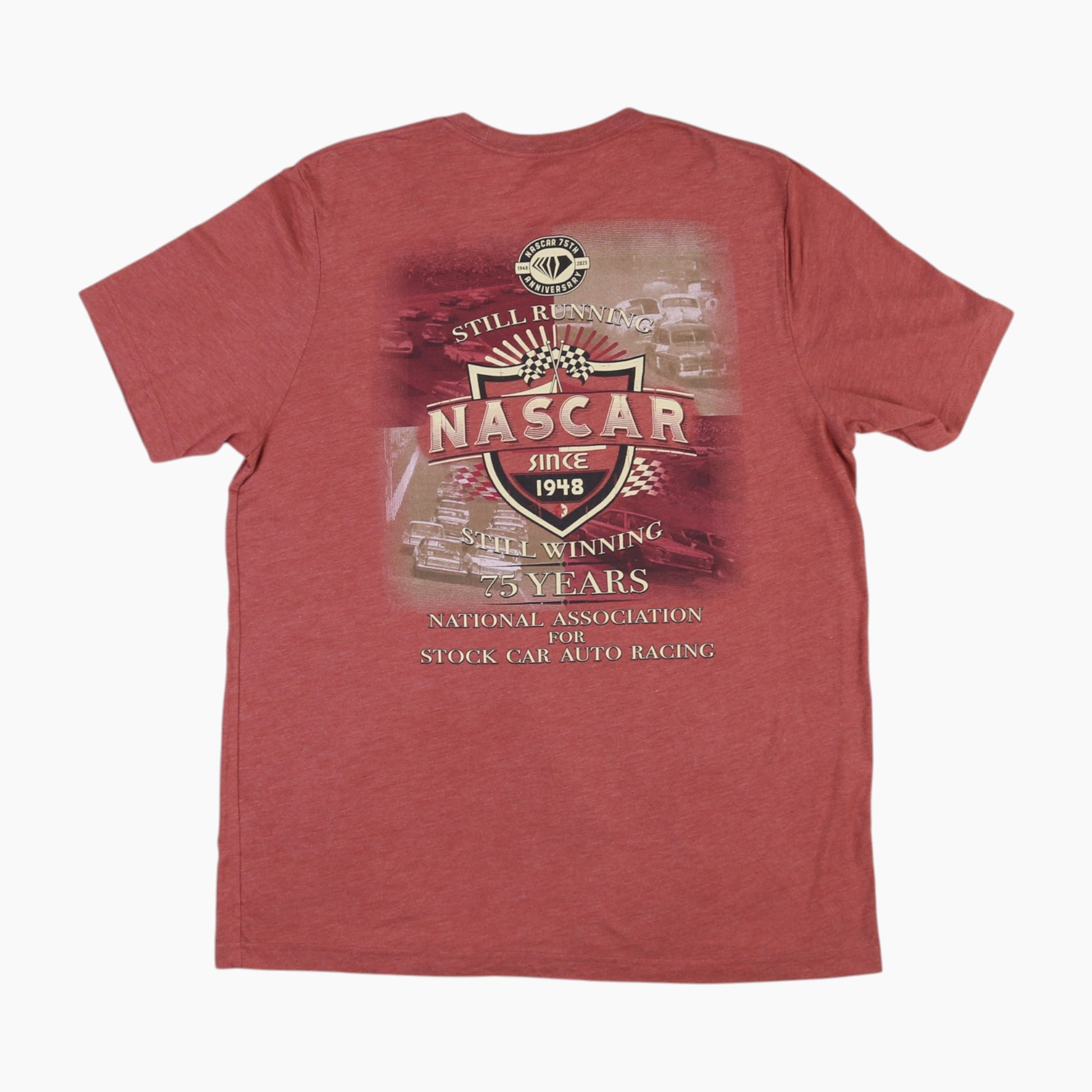 Vintage 'Still Running' T-shirt - Red