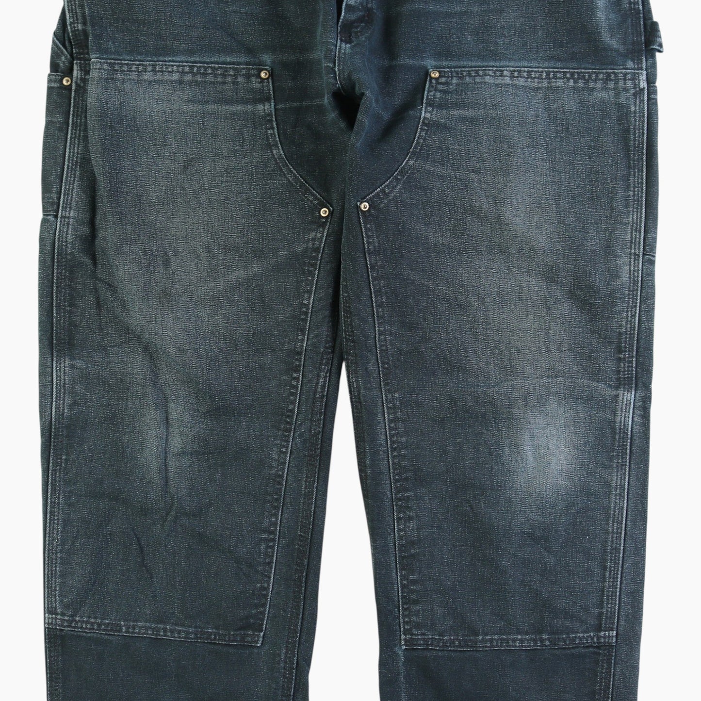 Vintage Double Knee Carpenter Pants - Black - 40/32