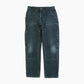 Vintage Double Knee Carpenter Pants - Black - 34/34