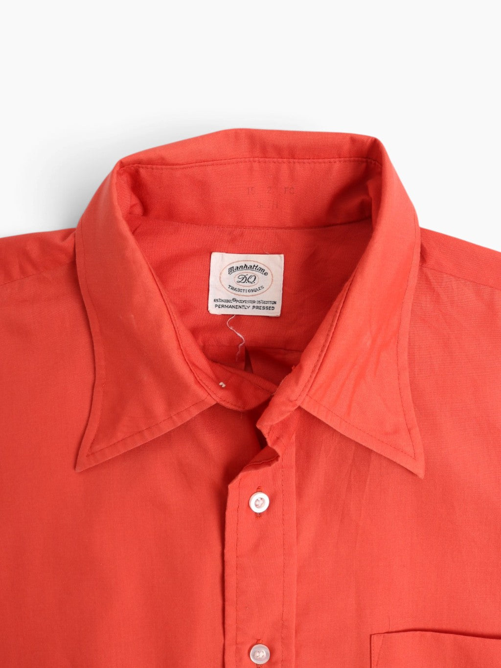 Vintage Long Sleeved 'Manhattan D.q.' Shirt
