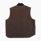 Lined Vest - Brown