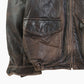 Nautica Leather Bomber Jacket