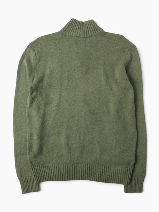 Mock Neck 3 Button Knit