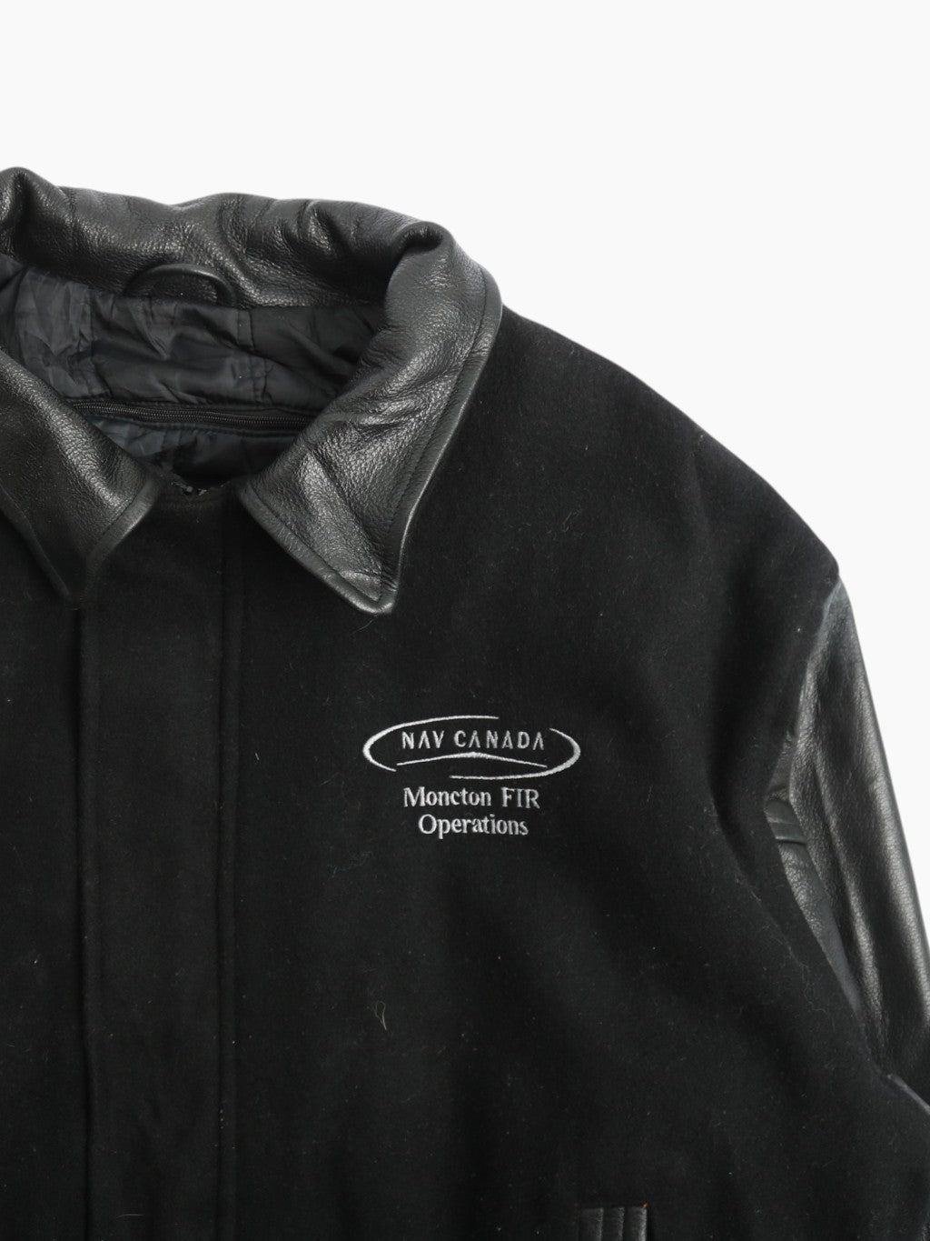 Vintage Varsity 'Nav Canada' Bomber Jacket