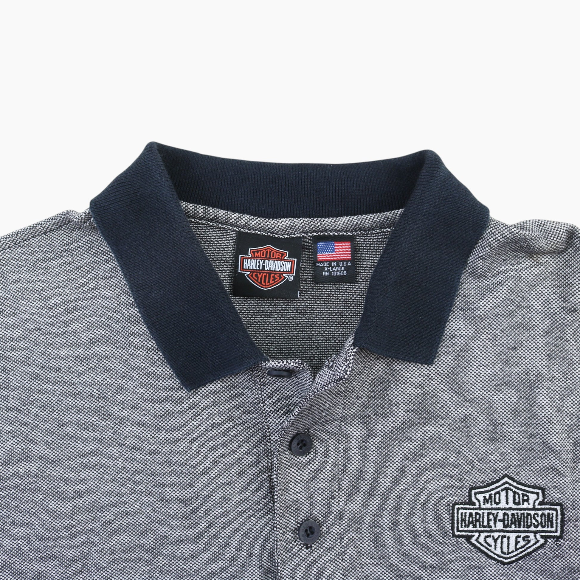 'Embroidered Shield Logo' Polo Shirt