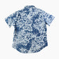 Vintage Shirt - Blue Leaf Print