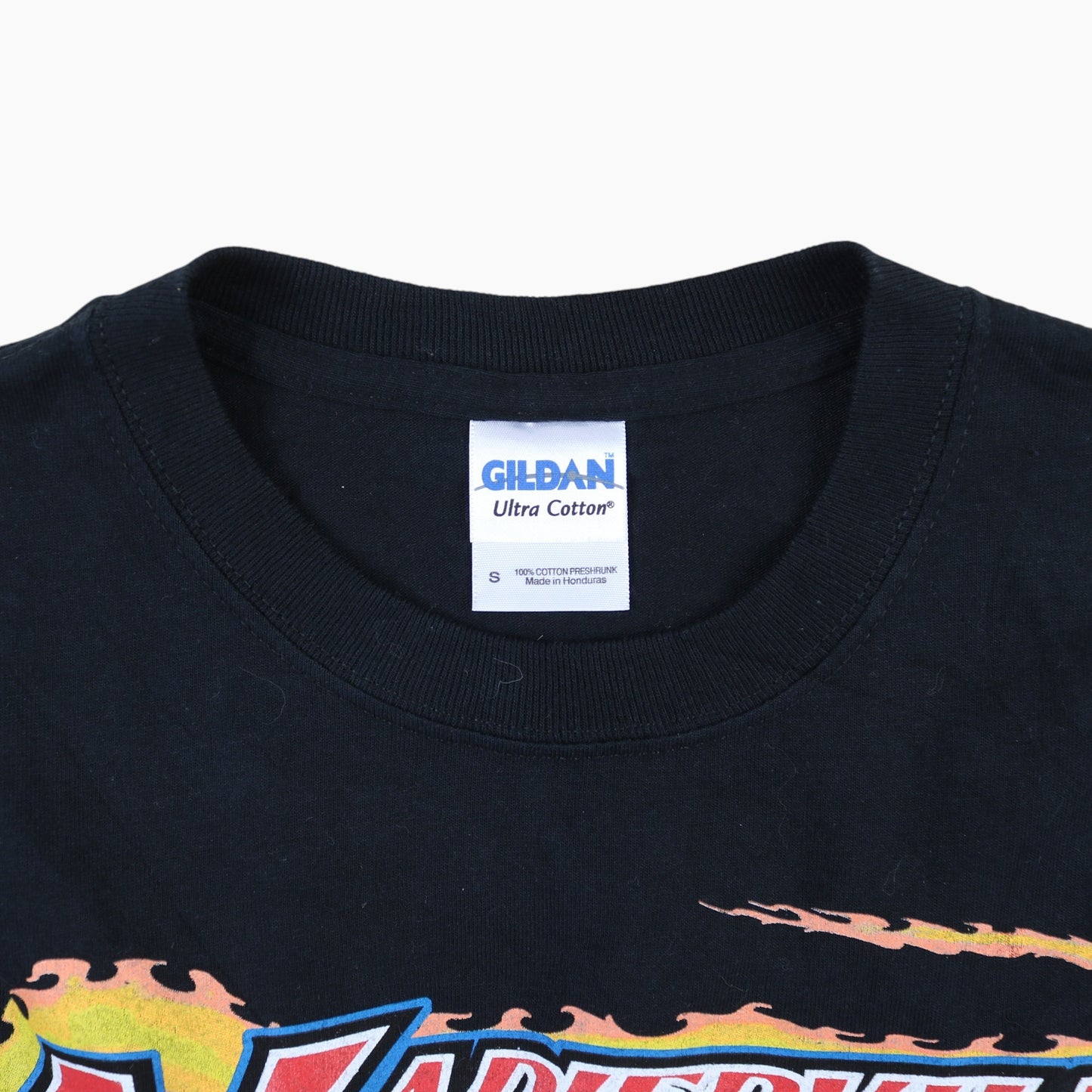 Vintage 'Napierville Dragway Racing' T-shirt - Black