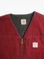 Lined Vest - Red