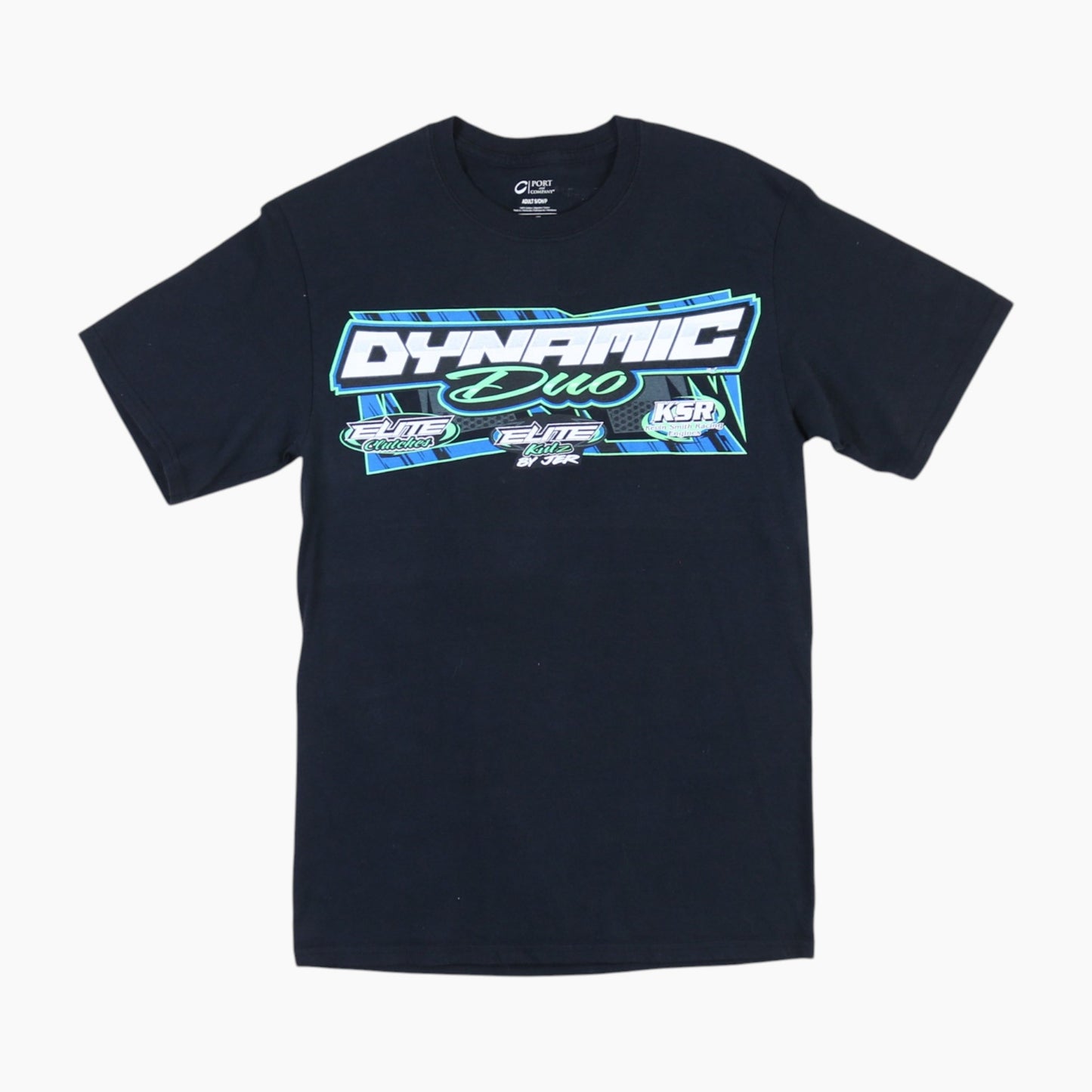 Vintage 'Dynamic Duo' T-shirt - Black