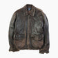 Nautica Leather Bomber Jacket