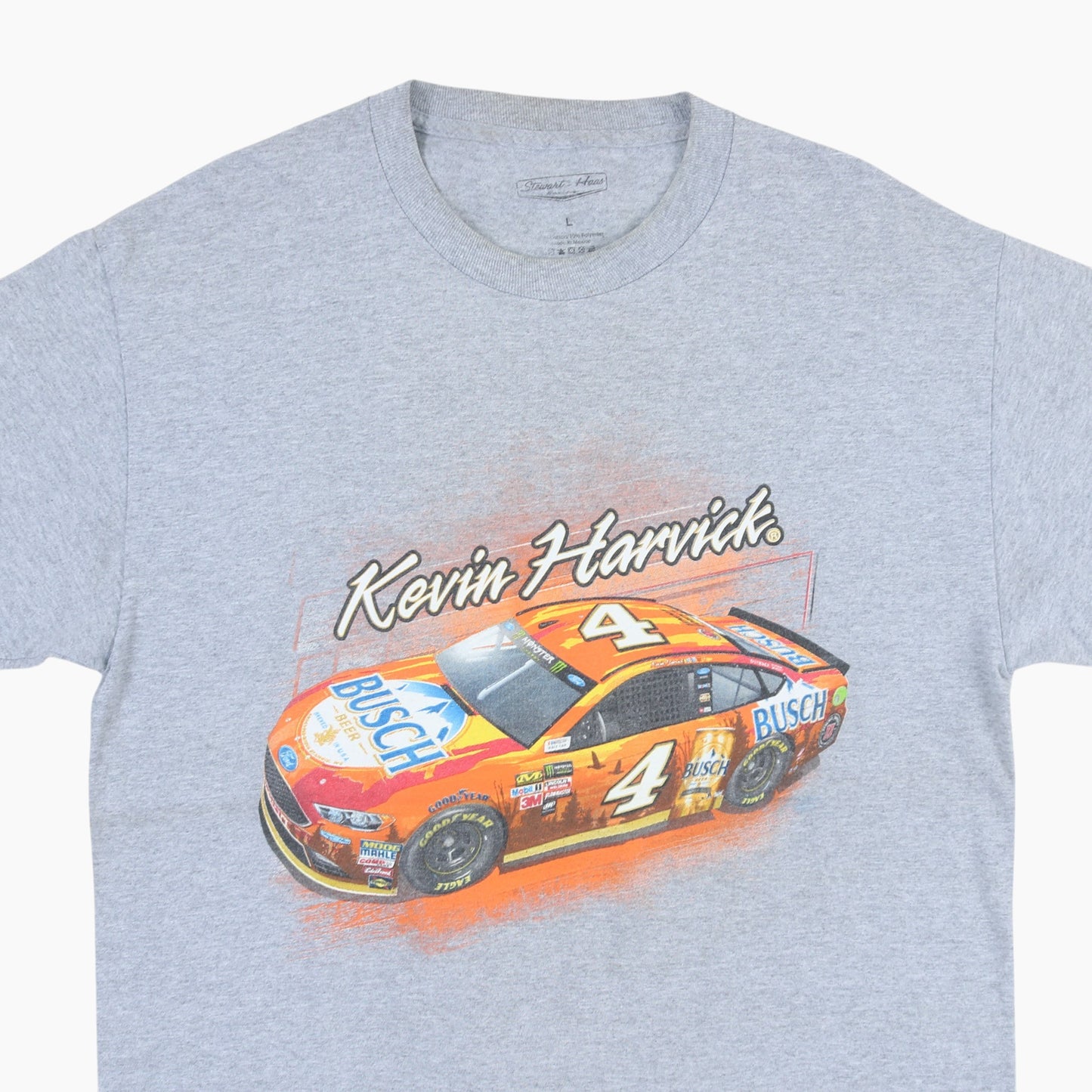 Vintage 'Kevin Harvick' T-shirt - Grey
