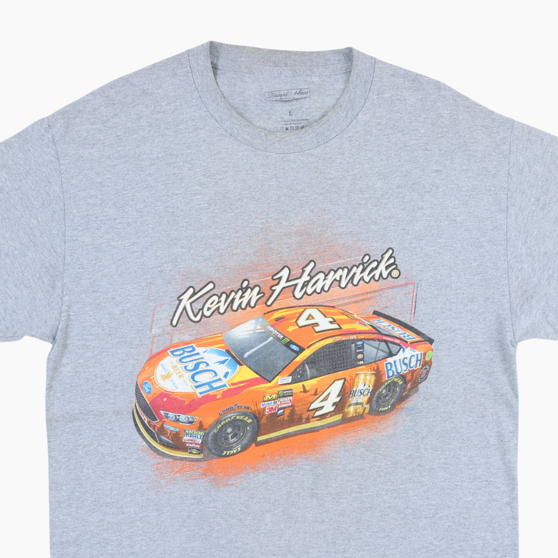 Vintage 'Kevin Harvick' T-shirt - Grey